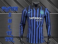 เสื้อฟุตบอลอินเตอร์มิลาน เสื้อแขนยาว เกรดเพเยอร์ 2025/26 เสื้อฟุตบอลแขนยาว INTER MILAN เสื้อแขนยาวเก
