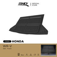 3D Mats ถาดท้ายรถยนต์ HONDA WR-V (DG4) 2022-2025 พรมกันลื่น พรมกันนํ้า พรมรถยนต์