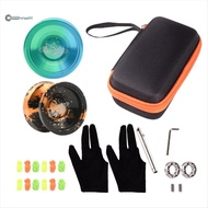 . Aluminum Alloy Responsive Unresponsive Yoyo +  Professional Orange Black Unresponsive Yoyo,  Fine 