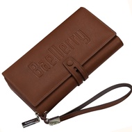 BAELLERRY HP LONG FOLDING WALLET BAELLERRYWanita HETERO BROWN LEATHEROriginal WA615B7 LARGE FIT CARD