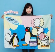 企鵝家族毛毯 正版 企鵝家族法蘭絨毛毯 Pingu 毯子 毛毯 嬰兒被 空調毯 Pinga 棉被 懶人毯