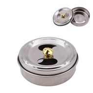 【Exclusive Discount】 Outdoor Mini Portable Metal Ashtray Ashtray With Lockable Lid Desk Ash Case Pocket Ashtray For Man
