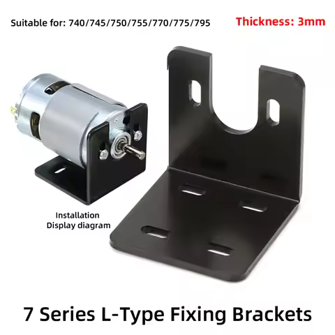 775 DC Motor Mount Bracket 7 Series Universal L / U Shaped Fixing Mounting Bracket for 745/750/755/7