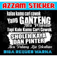 SCOTLET STICKER GLASS STICKER YOU YOU YOU /BODY CAR TRUCK/PICK UP/L300 GLASS WORDS STICKER AZ