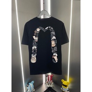 2026 Baru EVISU Uniseks Bercetak T-Shirt Atasan Lengan Pendek Baju T Sukan Atasan Mudah Menyerap Pel