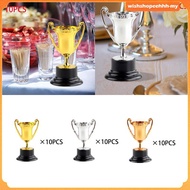 [WishshopeehhhMY] 10 pieces of Mini Trophy Awards reward prices with base Trophy Cup Award Trophy