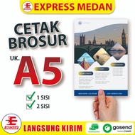 Print A5 Size Single Brochures, Shipped Immediately