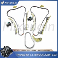 Timing Chain Kit For Hyundai Genesis Santa kia Cadenza Sedona Fit 2009-2022 3.3 3.8 V6 GAS G6DH G6DJ