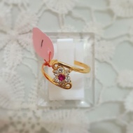 1 gram Light Gold Flower Ring