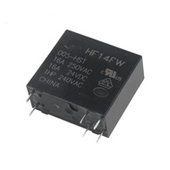 Relay HF14FW 005 012 024-HST 6 Pins 16A One Set Normally Open