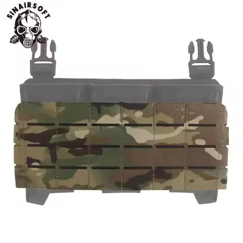 Tactical MOLLE Magazine Pouch Adapter Placard for Plate Carrier 2nd Layer Expander for Triple Mag Hu