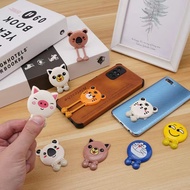 Retractable Invisible Lazy Back Sticker Mobile Phone Stand Creative Cartoon Mobile Phone Stand Desktop Mobile Phone