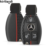 Silicone Car Samrt Key Fob Case Cover For Mercedes Benz A B C E S G Class W204 W205 W212 W213 W176 W177 GLC CLA  AMG Accessories