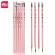 【10ชิ้น/กล่อง】ปากกา Deli Pencil 2B เครื่องเขียนนักเรียน HC900-2B