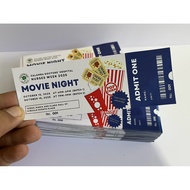 movie ticket customized ticket 100pcs