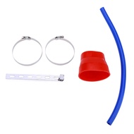 【LB0P】-Universal 3inch Car Air Intake Pipe Modification Kit Aluminum Alloy 76mm Intake Duct Pipe