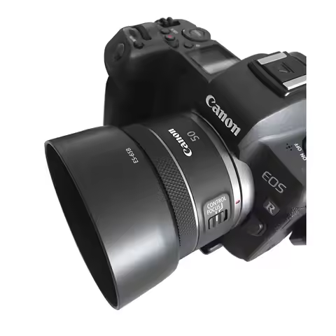 ES65B Camera Lens Hood ES-65B Sun Shade Cover for Canon EOS R RP R5 R6 With RF 50mm F1.8 STM 43mm Di
