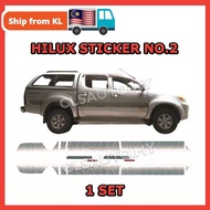 Toyota Hilux Sticker Body - Design 2 [Ready Stock]