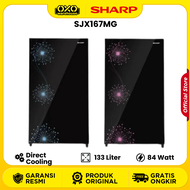 Sharp Kulkas SJX167MG 1 Pintu 133 Liter Low Watt Hemat Listrik Garansi Resmi