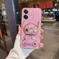 Soft Case Oppo A3x A3 Pro A60 A79 A18 A38 A98 A58 A78 4G 5G Silicon Holder Mirror Stitch Plating hp