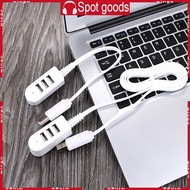 WIN 3 In 1 Splitter Usb Multi-function 3A Charger Portable Converter Extension Line