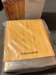 KitchenAid 6 Slot BAMBOO Knife Block (Brand New)