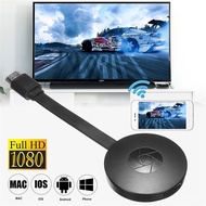 Chromecast 1080P G2 TV Streaming Miracast Airplay Wireless MiraScreen Wifi Display Anycast HDMI Dong