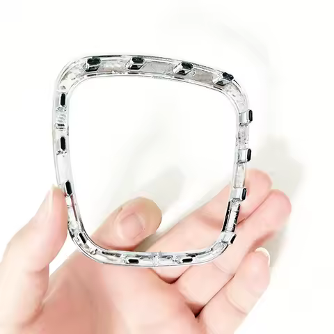 For Audi Chrome Steering Wheel Center Logo Cover Decorative Grame of the Audi 08-12 A4L A6L A5 Q5 A3