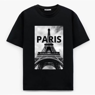 Paris T-shirt Eiffel Tower Sponsor Box/ Paris Souvenir T-shirt
