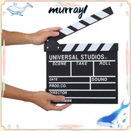 MURRAY 30 x 27cm Clapperboard Vlog Recording Director Photography Prop Video Scene