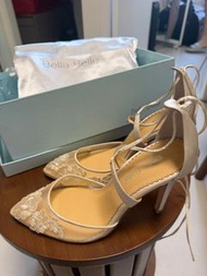 Bella Belle Lace 38號四吋婚鞋