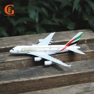 Emirates Airlines Airbus 380 Aircraft Model 15cm Diecast Metal A380 Aviation Plane Ornament Collecti