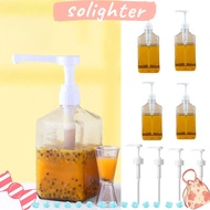 SOLIGHTER Coffee Syrup Press Bottle, Large Capacity 5/8/10CC Syrup Drip Dispenser,  1600ml with Scal