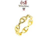 Wing Sing Cincin CD Chain 5G Emas 916  / 猪鼻CD916黄金戒指/ CD Chain 916 5G Gold Ring