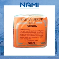 bahan sirup rasa orson