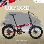 TIGER OXFORD จักรยานพับได้อลูมิเนียม 20 นิ้ว 7 สปีด ดิสเบรค