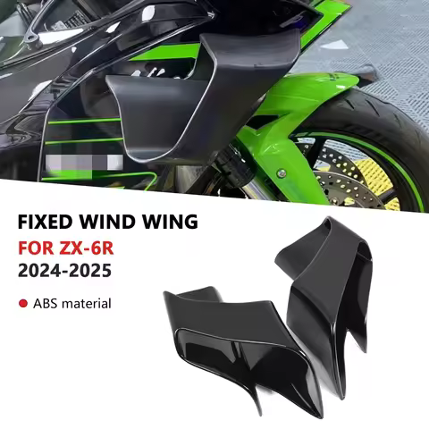 For Motorcycle Side Spoilers Winglet Aerodynamic Wing Fixed Wing Side Fairing ZX6R 2025 ZX-6R 2024 z