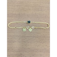 MATA 2 gram black 1 gram light gold nori eye bracelet