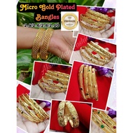 Bangles Bangle Micro Gold Plated Bangles Premium Quality Micro Gold Bangles Indian Bangles Set Bangl