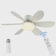 52cm Ceiling Fan Light Thin Silent Ceiling Fan with Remote Control Unlimited Dimming 3-speed Adjustm