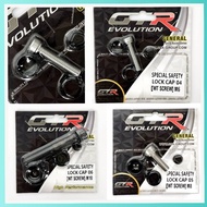 SPECIAL SAFETY LOCK CAP WITH SCREW M10 M8 M6 GTR EVOLUTION 1.0MM