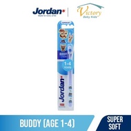 Jordan Oral Care Kids Buddy 1-4 Super Soft - Toothbrush