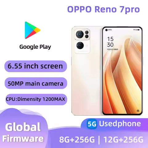 oppo Reno7pro 5G Android 6.55 inches Screen 12GB RAM 256GB ROM All Colours used phone