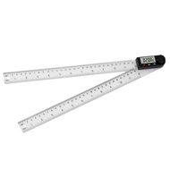 domain-Digital Display Angle Ruler2-In-1 Precision Ruler & Digital Angle Finder Protractor