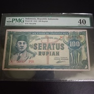 uang kuno ori keris tahun 1945 pmg 40