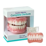 Suction Cup Full Denture Silicone Full Denture Set Multifunctional Silicone Denture Set for Men and 