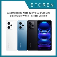 Xiaomi Redmi Note 12 Pro 5G Dual Sim 256GB Black/Blue/White (8GB RAM) - Global Version