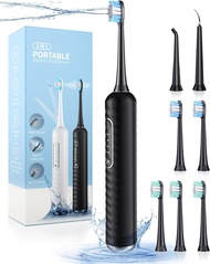 Electric Toothbrush with Water flosser, 3 in 1 Teeth Cleaning Kit with 7 Modes, Electric Toothbrush 