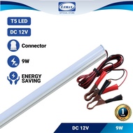 LEMAX 9W DC 12V T5 LED Fitting Tube Set With Clips 6400K White Light Bulbs - Bazaar Pasar Malam/Camp