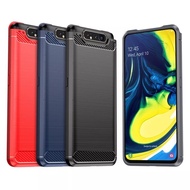 CASE SAMSUNG A80 CASE CARBON RUGGED ARMOR ANTI SHOCKPROOF
